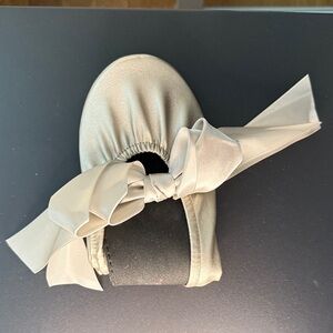 FREE w/purchase Rescue Flats Silver ballet RIBBON purse vegan leather 10 11 L